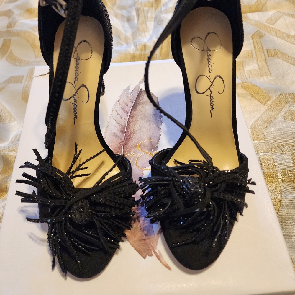 COPY - Jessica Simpson Divene Sz 6.5 black  Sandal  Heel